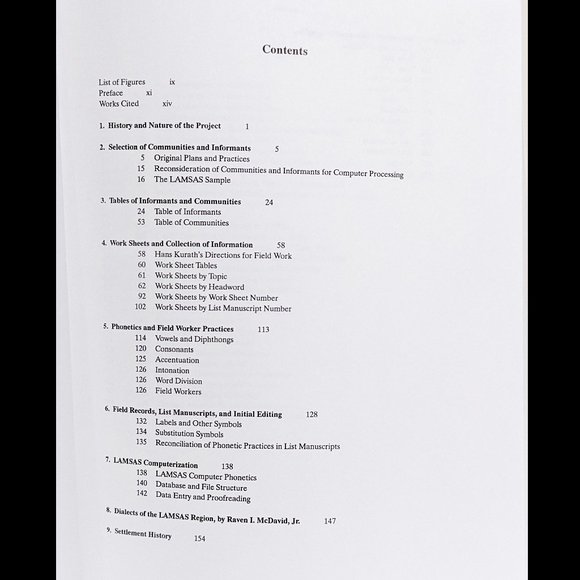 Handbook Linguistic Atlas of the Appalachian Middle & South Atlantic States 1994 - Picture 6 of 9